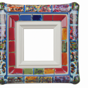 keramik bilderrahmen, ceramic picture frame